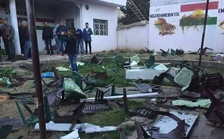 ROJAVA - Agir berdan ofîsên partiyên kurdî